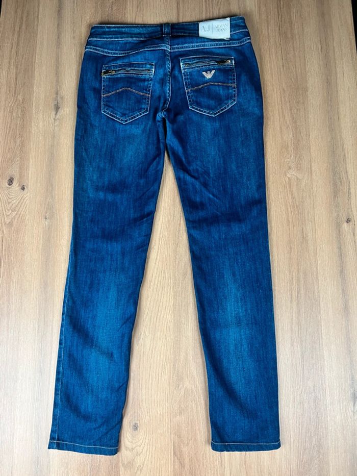 Jean bleu Armani coupe Slim taille w29 - photo numéro 4