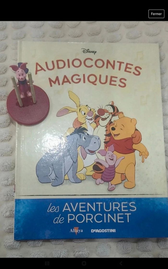 71ēme audioconte magique collection altaya deagostini livre et figurine disney audio compte