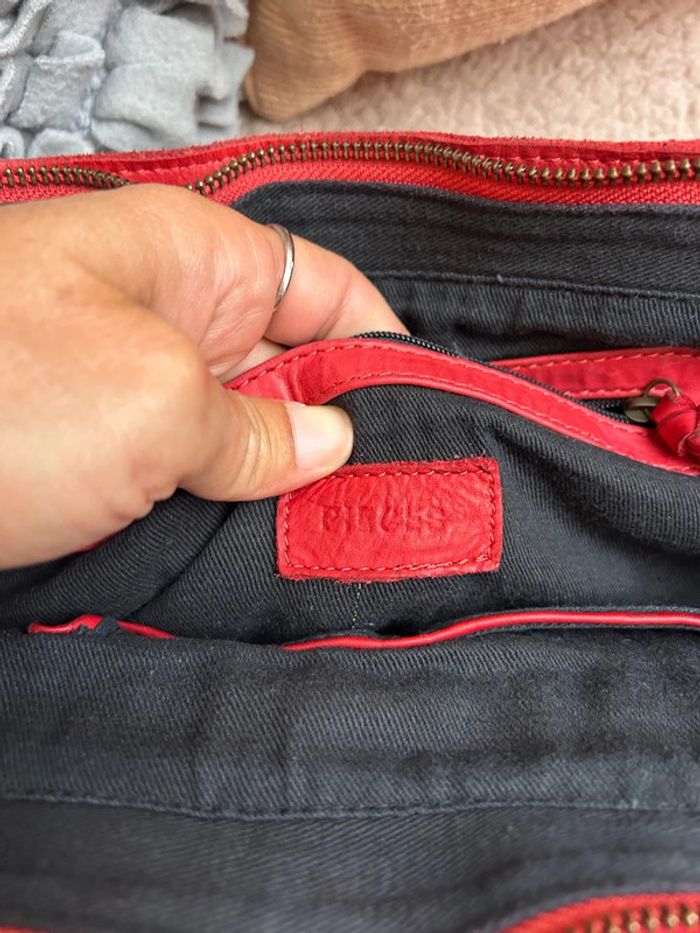 Sac en cuir épais pièces - photo numéro 6