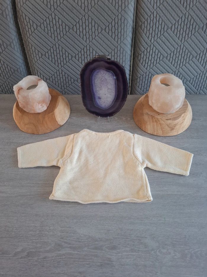 Gilet cache coeur en laine cocoon - photo numéro 4