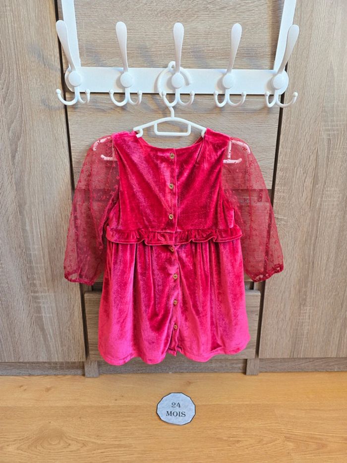 Vêtement Bébé Fille - Robe rouge - Sergent Major- 24 mois 86 cm - photo numéro 7