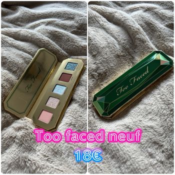 Palette fard à paupières too faced neuf
