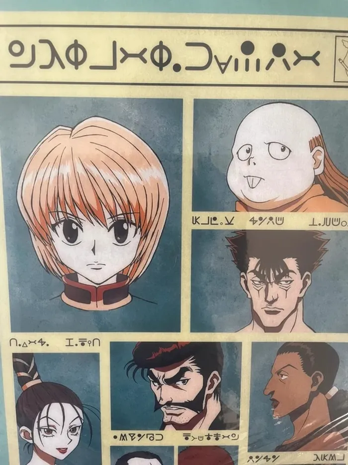 Hunter x Hunter - Poster plastique A3 Kurapika & Brigade Fantôme - Ichiban Kuji Revenge of Scarlet - photo numéro 2