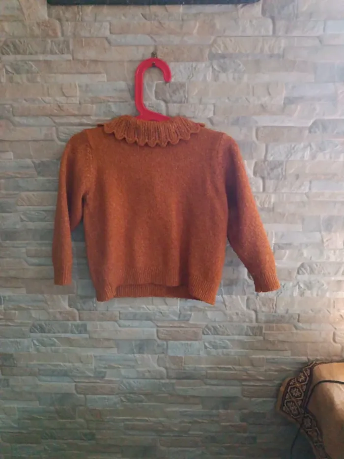 Pull marron Kiabi 4A - photo numéro 2