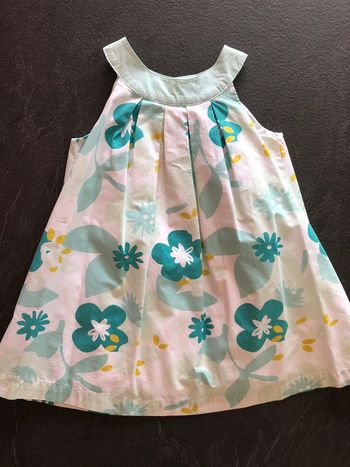 Robe vertbaudet 3 ans verte