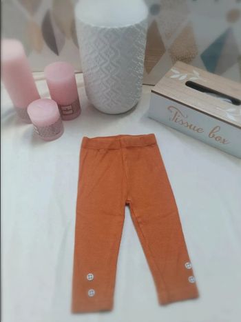 Legging coton côtelé neuf Disney Baby fille 9 mois