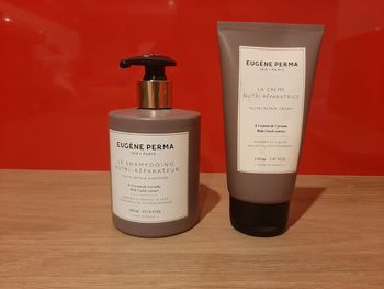 Lot composé d'un shampooing et d'une crème nutri reparateurs