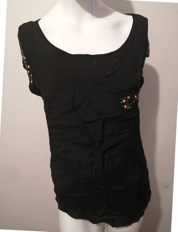 haut et t-shirt Promod noir taille S