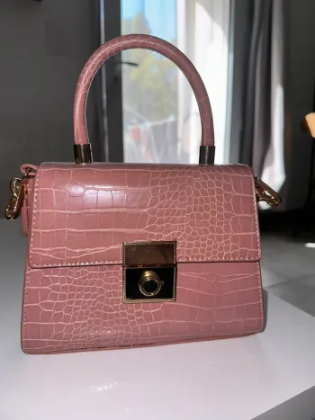 Sac à main rose pâle
