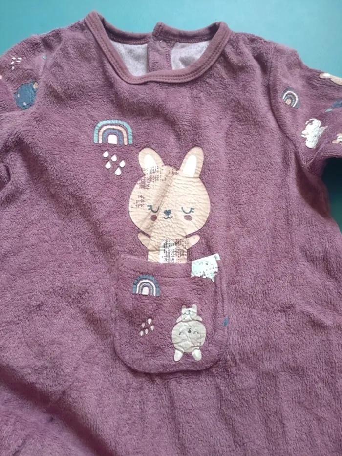 Pyjama petit béguin taille 9 mois - photo numéro 2