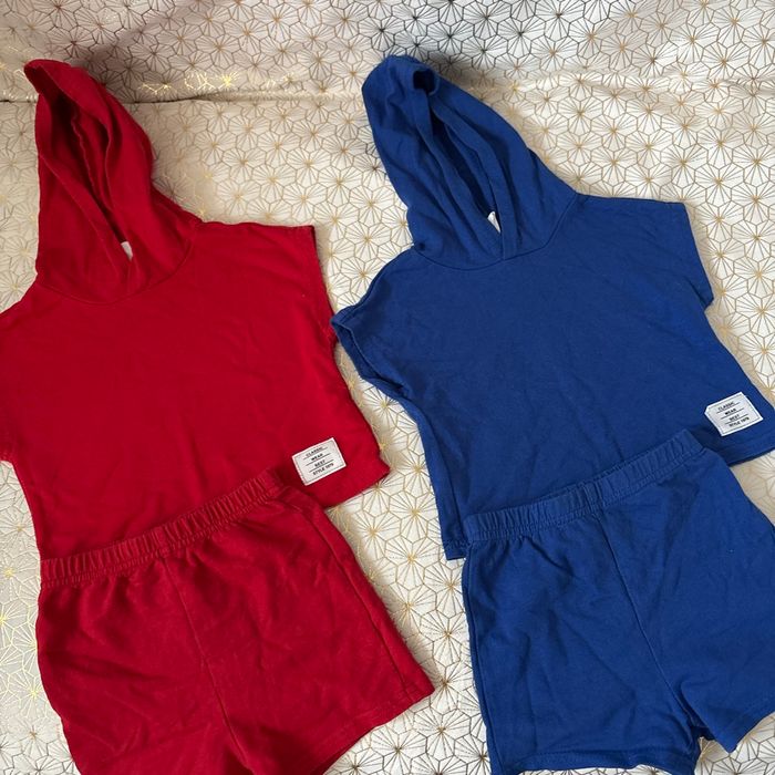 Ensemble sportwear garçon rouge et bleu - photo numéro 5