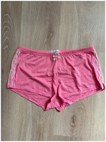 Short de pyjama rose M undiz