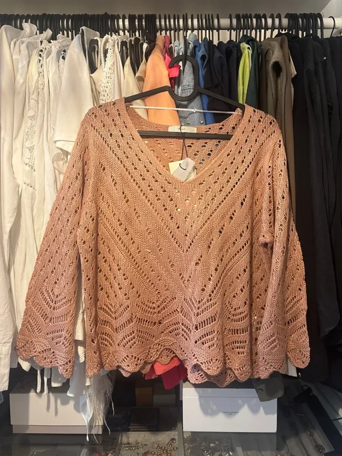 Pull rose crochet