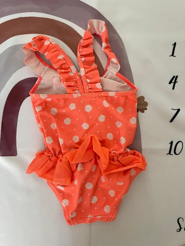 Maillot de bain bébé fille – Kiabi – Taille 12 mois / 76 cm👙 - photo numéro 3