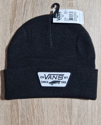 Bonnet Vans Milford Beanie noir neuf étiqueté OS