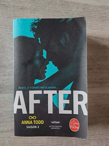 Livre after saison 2 Anna todd