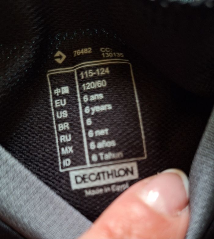 Lot de 3 Tee-shirts de sport Décathlon 6 ans - photo numéro 3