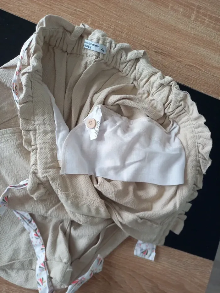 Short beige en coton T42 - photo numéro 9