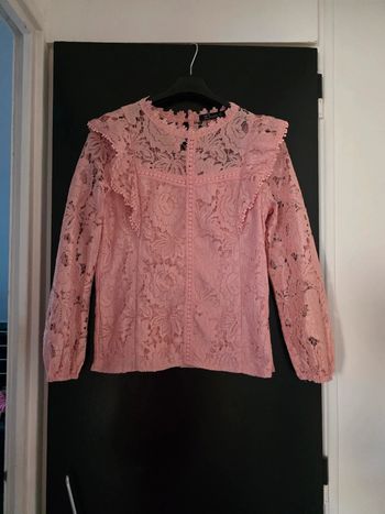 Blouse femme rose shein