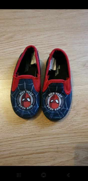 Pantoufle spideman