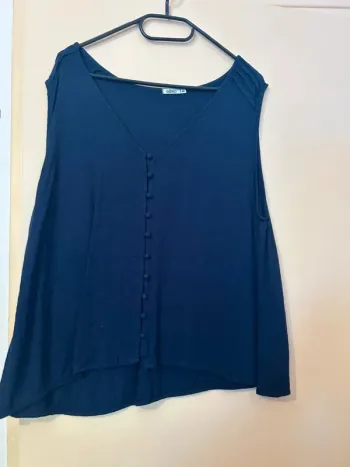 Blouse femme bleu