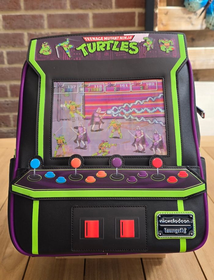 Sac à dos Loungefly Tortues Ninja - 40th Anniversary Vintage Arcade