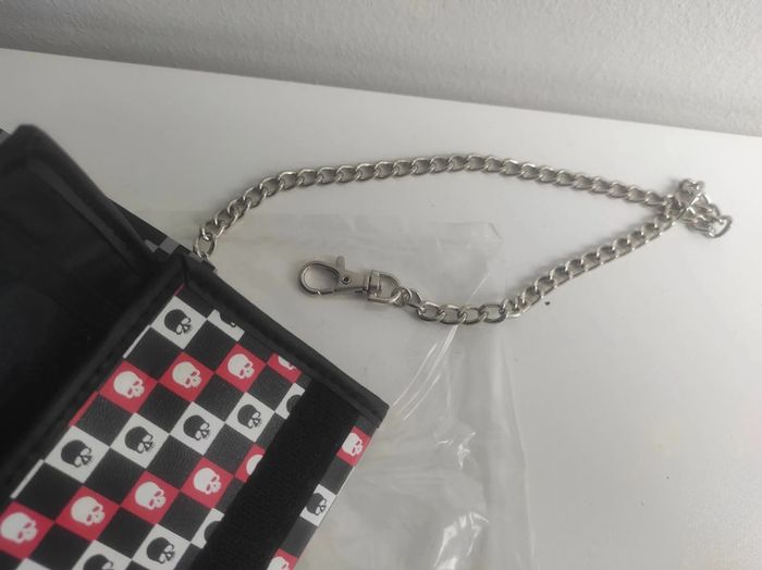 Porte feuille gothique avec chaîne rock Daddy neuf