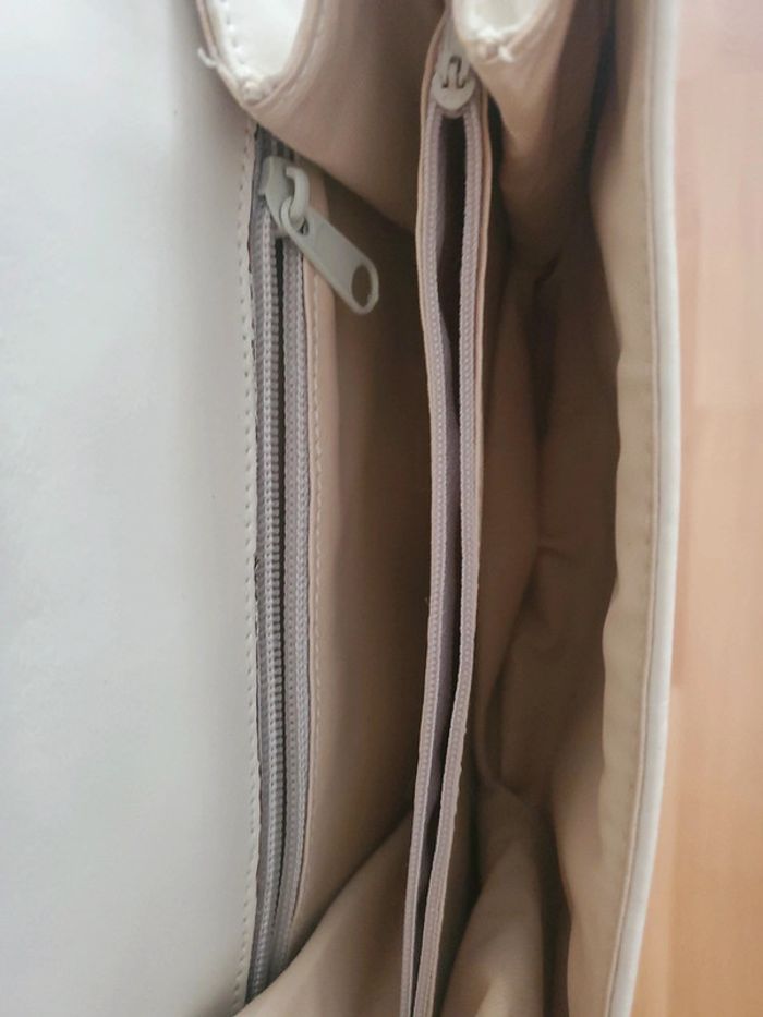 Sac à main bandoulière beige crème Muska Paris neuf - photo numéro 3