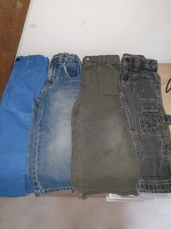Lot de 5 pantalons et 1 pantacourt