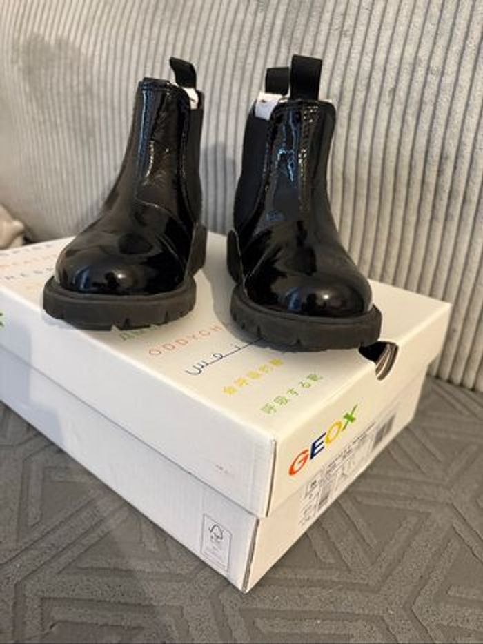 Boots geox vernis noir fille - photo numéro 5