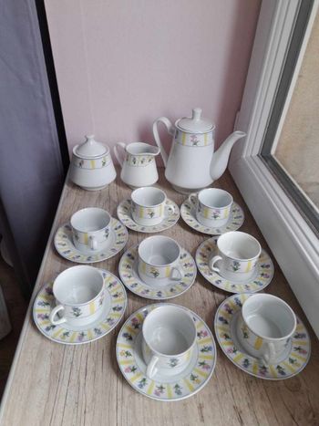 Service à café style vintage