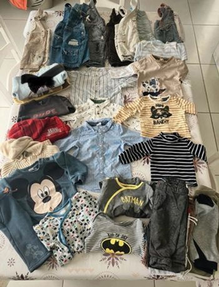 Lot vêtements  6 mois garçon.