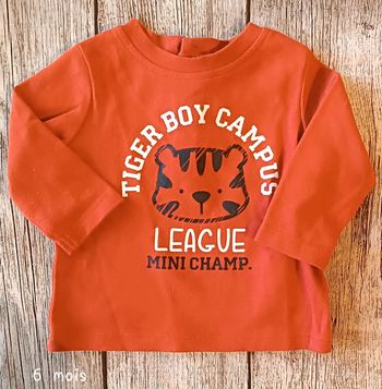 Tee-shirt manches longues 6 mois