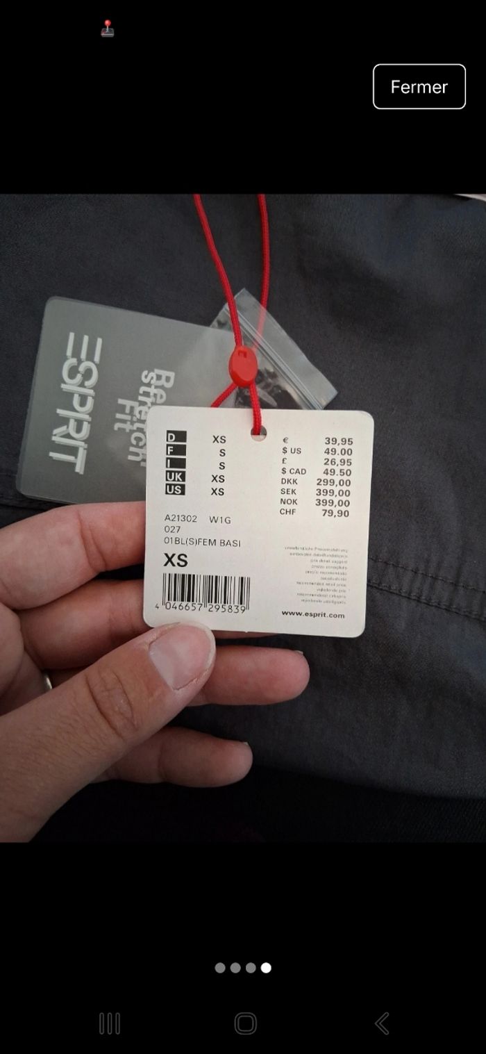 Chemisier cintré à strasses - photo numéro 4