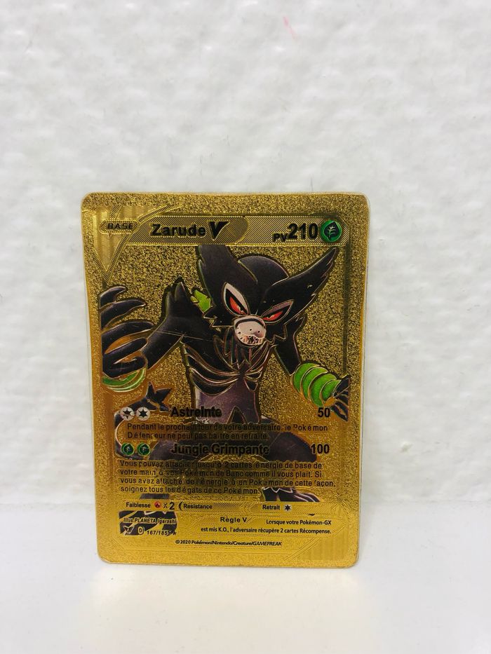 Carte Pokémon or Zarude V
