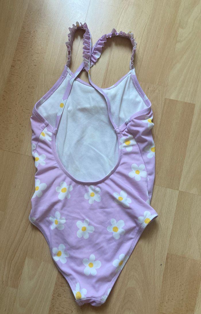 maillot de bain 1 pièce imprimé marguerites taille 7/8 ans - photo numéro 2