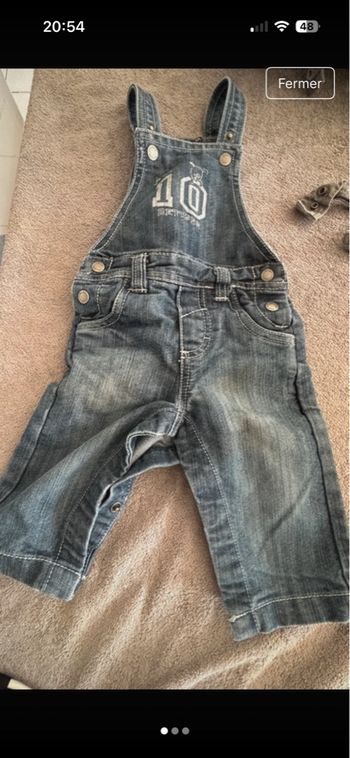 Salopette en jean 