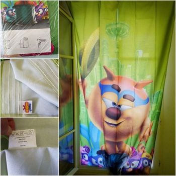 Rideaux enfants multicolore 140 /260 cm neuf