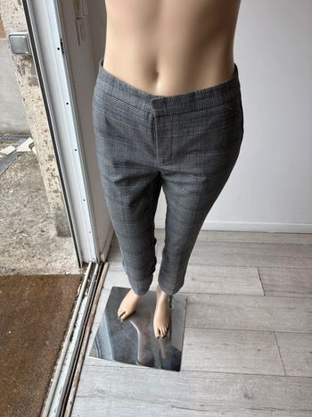Pantalon Zara prince de galles coupe droite