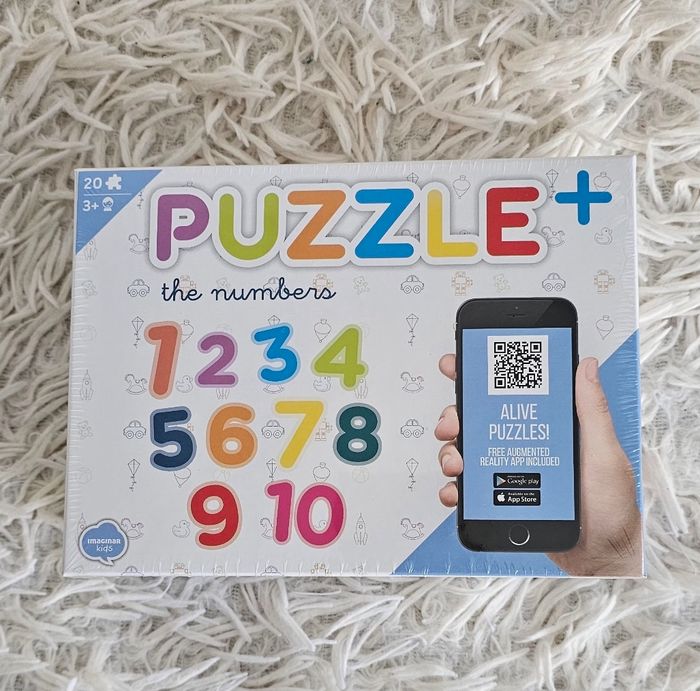 Le  puzzle des chiffres  a partir de 3 ans Neuf