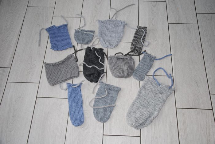 Lot 10 Pochettes cadeau réutilisable pochon noël calendrier de l'avent