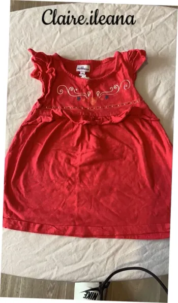 🛑robe rouge 12 mois 🛑