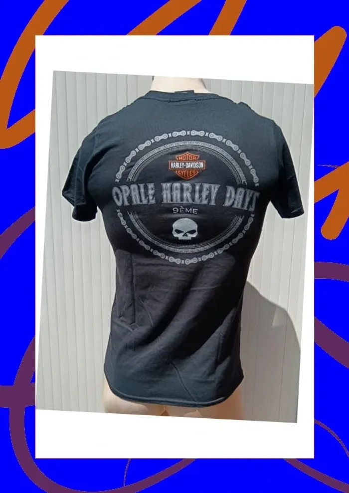 Tee shirt manches courtes S Harley Davidson - photo numéro 5
