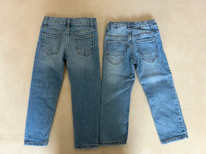 Lot de 2 jean bleu garcon taille 3 ans kiabi - photo numéro 3