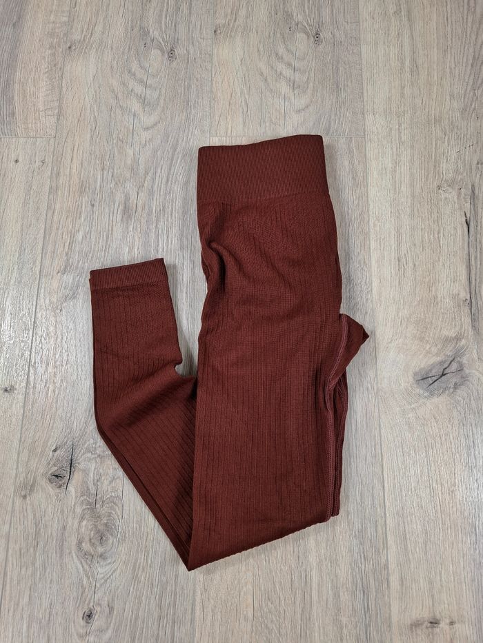 Legging marron taille M - photo numéro 3
