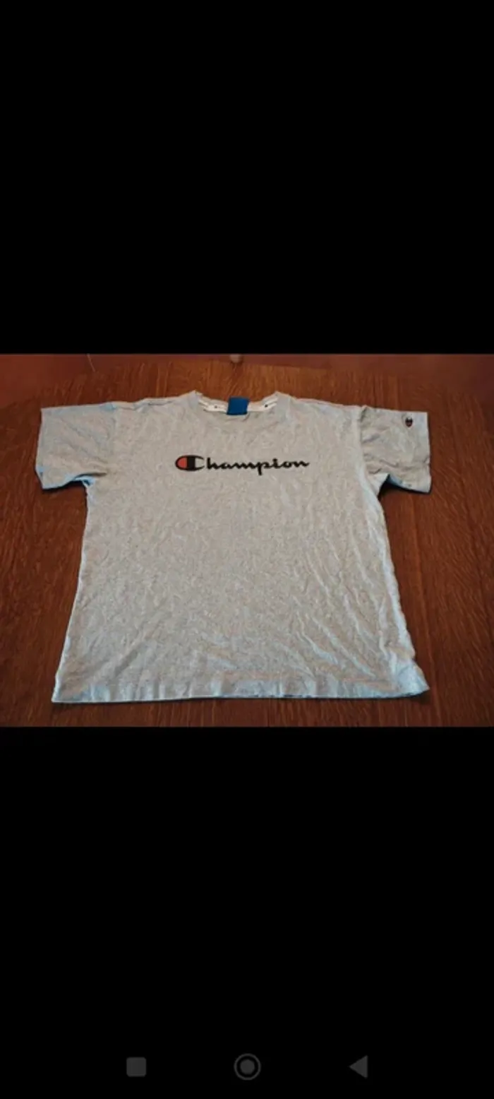 Tee shirt champion gris