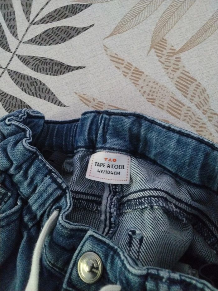 Short en jean Tape à l'œil 4ans - photo numéro 3