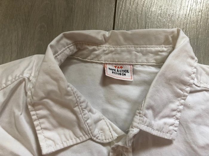 Chemise blanche ML - TAO - 8 ans - photo numéro 2