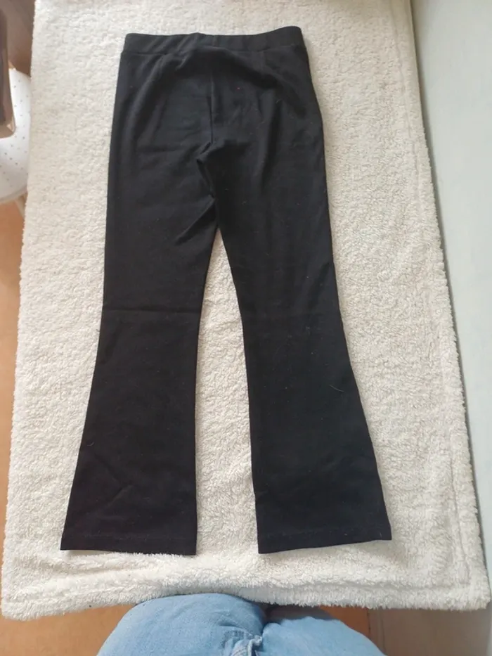Pantalon noir fausses poches à enfiler - photo numéro 3