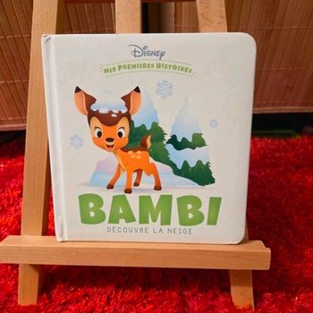 Livre enfant Disney mes premières histoires bambi découvre la neige